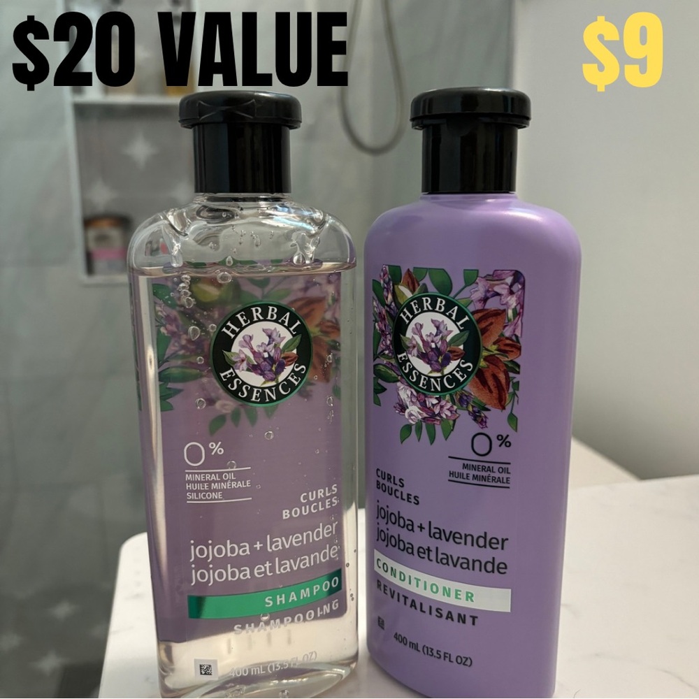Herbal Essences lavender shampoo and conditioner #haircare